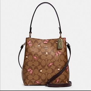 Coach Butterfly Small Town Bucket Bag